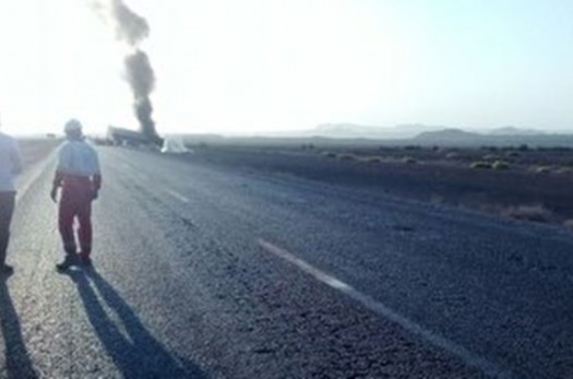 6 کشته و زخمی در حادثه رانندگی محور «طبس-یزد»/ سرنشینان پراید در آتش سوختند
