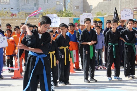 افتتاحیه المپیاد درون مدرسه ای در دبستان پسرانه امام حسن مجتبی(ع)قاین