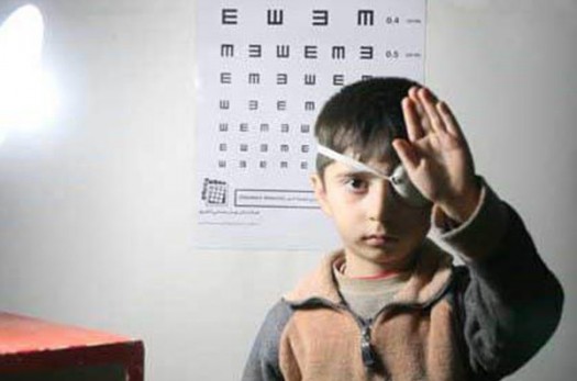 طرح پیشگیری از تنبلی چشم کودکان در بشرویه آغاز شد