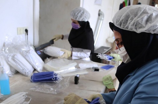 ۲۰ هزار ماسک از محل موقوفات خراسان جنوبی تولید می‌شود