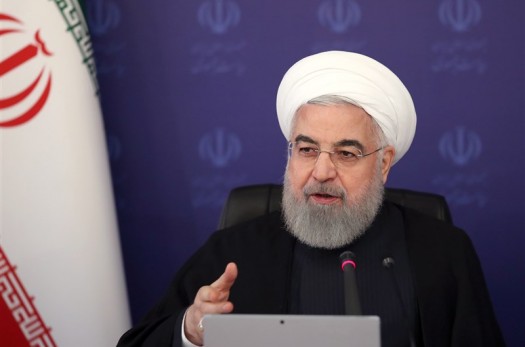 افتتاح طرح‌های ملی وزارت نیرو در استان‌های کرمانشاه و فارس توسط روحانی