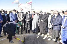 عملیات اجرایی احداث استخر ذخیره آب قنات بلده فردوس آغاز شد