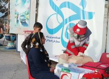 آموزش کمک های اولیه به ۲۸۶ مسافر در پست نوروزی هلال احمر نهبندان
