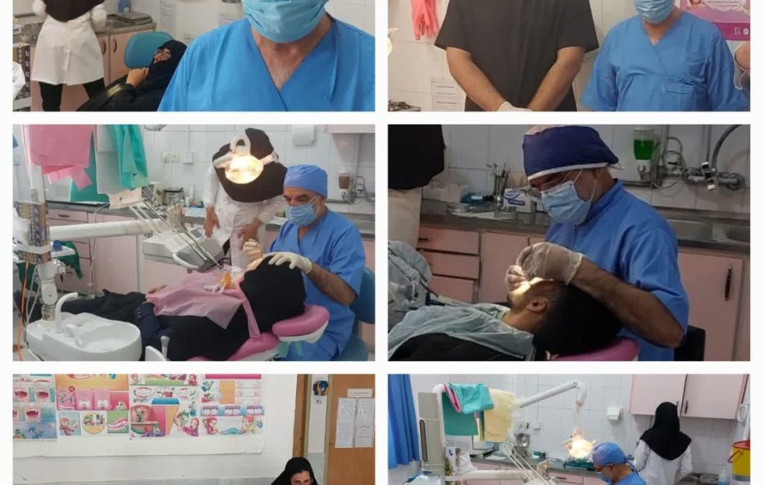 خدمات دندانپزشکی توسط ۲ دندانپزشک آیسکی مقیم مشهد در اقدامی جهادی