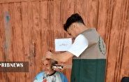 اعزام گروه جهادی به روستای خنج خضری دشت بیاض